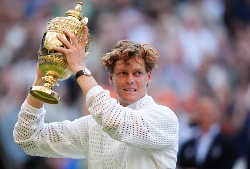 World No. 1 Jannik Sinner defends Wimbledon title with win over Alexander Zverev
