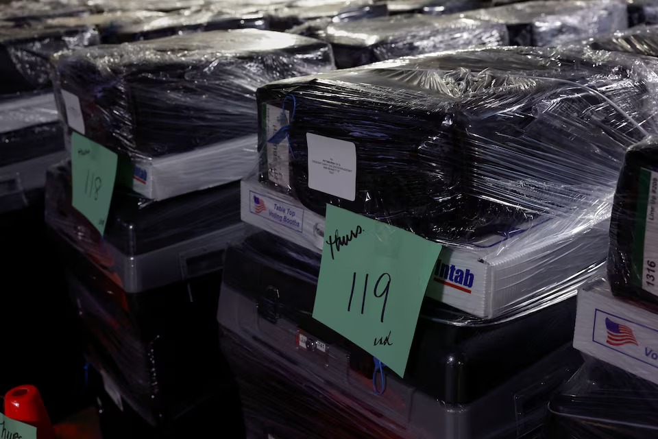 White House delays release of US voting machine study as midterms near
