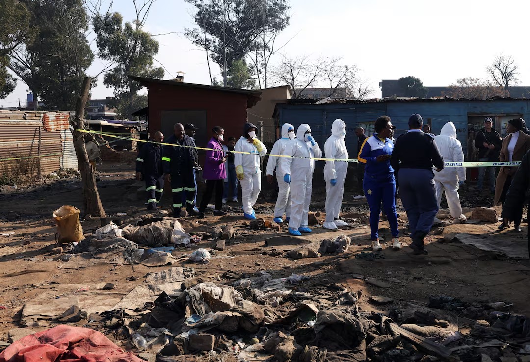 Twelve killed, nine injured in Johannesburg shooting, South African police say
